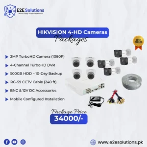 HIKVISION 4-HD Cameras Packages
